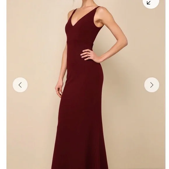 Lulus Dresses Lulus Nwot Melora Plum Purple Sleeveless Maxi